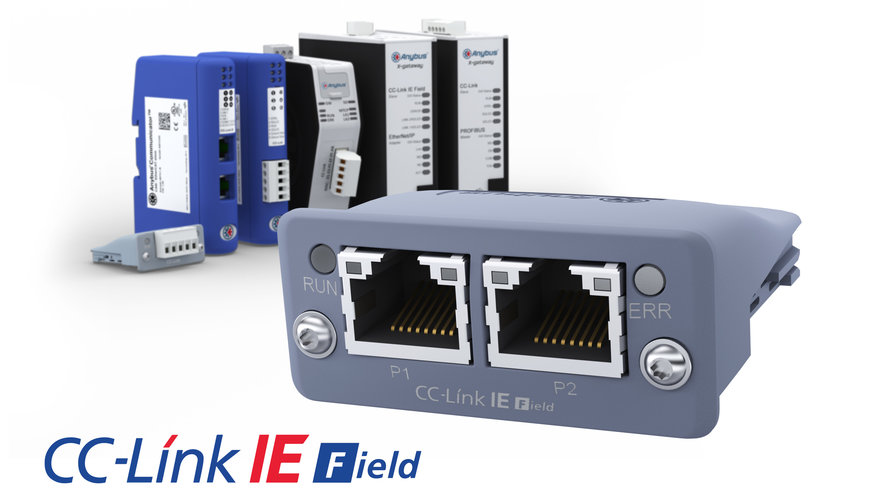 El nuevo Anybus CompactCom permite que los dispositivos de automatización se comuniquen en la red Ethernet industrial CC-Link IE Field